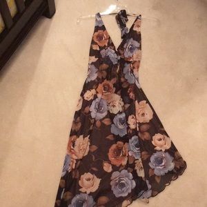 Brown Halter dress. Size small.